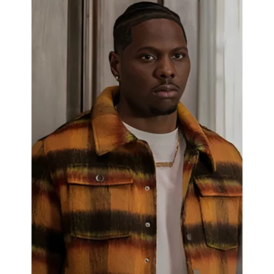 All American Homecoming Cam Watkins Yellow Plaid Jacket