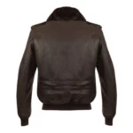 Aviator Men Brown Flight Leather Brown Jacket