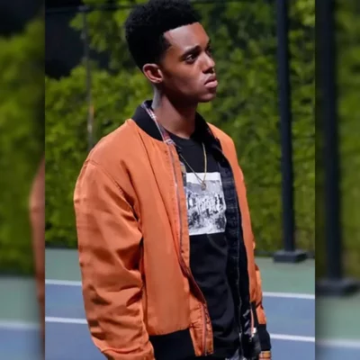 Bel-Air Will Smith Orange Bomber Jacket