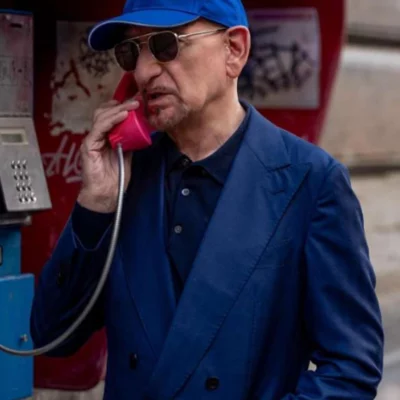 Ben Kingsley The Killer’s Game Blue Blazer