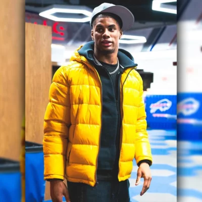 Bills Rookie Keon Coleman Puffer Jacket