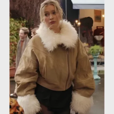 Emily in Paris S04 Camille Suede Jacket