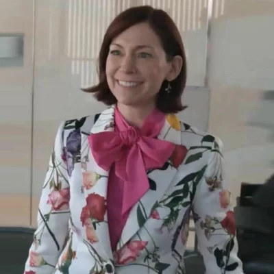 Carrie Preston Elsbeth Floral Blazer