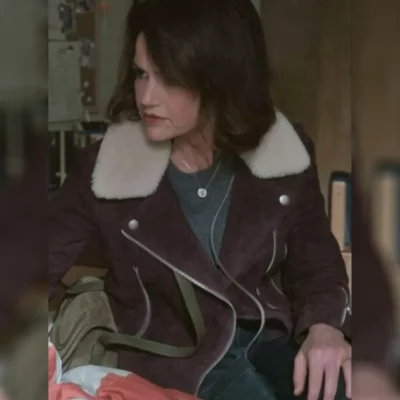Grace Gordon Greene Suede Leather Jacket