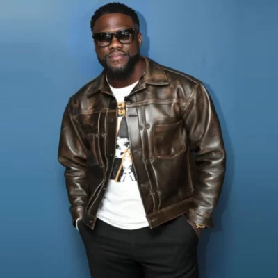 Jimmy Fallon Kevin Hart Leather Jacket