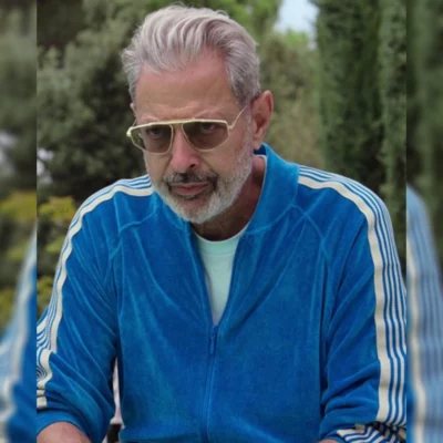 Kaos Jeff Goldblum Blue Jacket