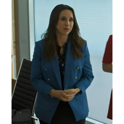Lacey Chabert His & Hers Blue Blazer