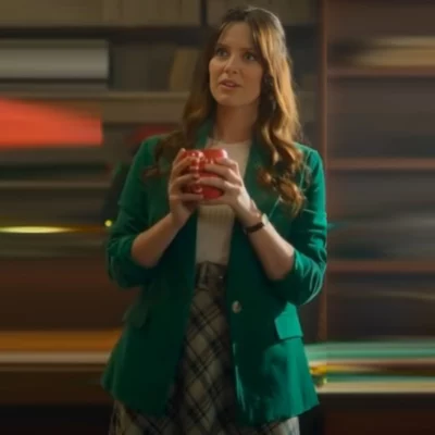 Christmas Merritt Patterson Green Blazer