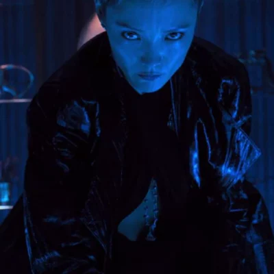 Pom Klementieff The Killer’s Game Leather Coat