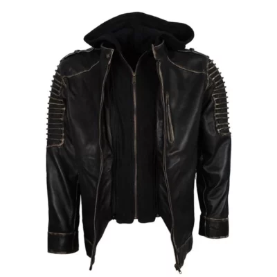 Suicide Squad Joker Black Leather Jacket