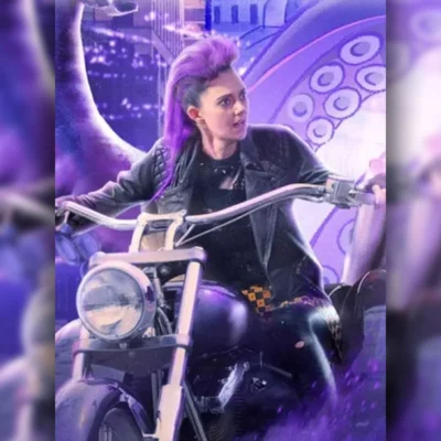 Tanya Reynolds Black Leather Jacket