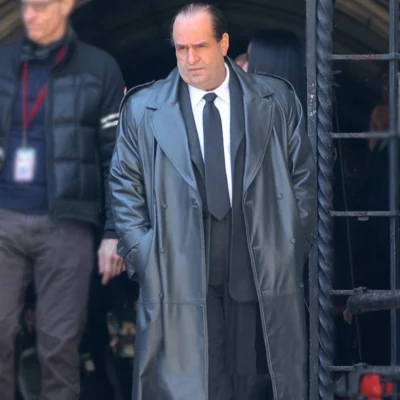 The Penguin Colin Farrell Black Trench Coat