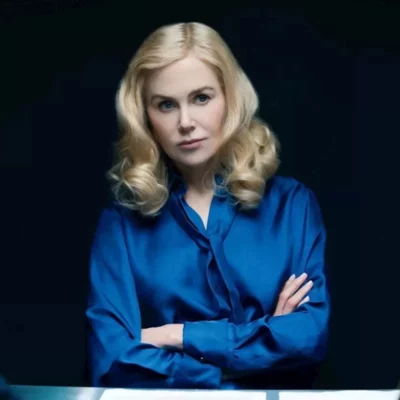 The Perfect Couple Nicole Kidman Blue Shirt