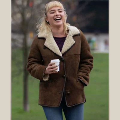 We live in Time Florence Brown Shearling Jacket