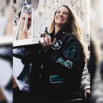 Championship Parade WNBA Sabrina Ionescu Black Varsity Jacket