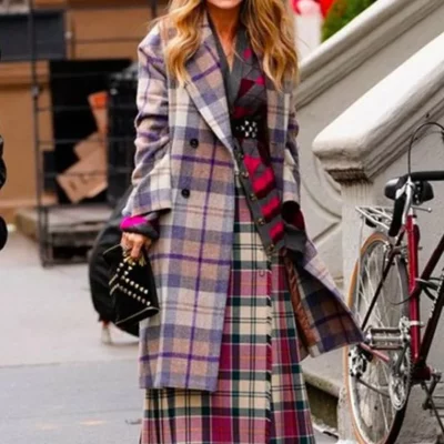 And Just Like That SO2 Carrie Bradshaw Coat