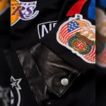 NBA Collage Patch Black Jacket