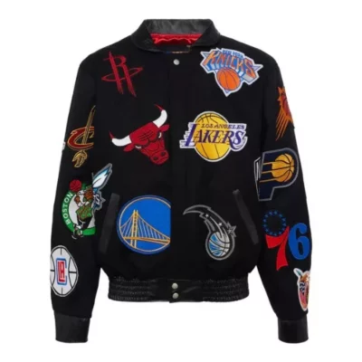 NBA Collage Patch Jacket