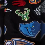 NBA Collage Patch Wool Jacket