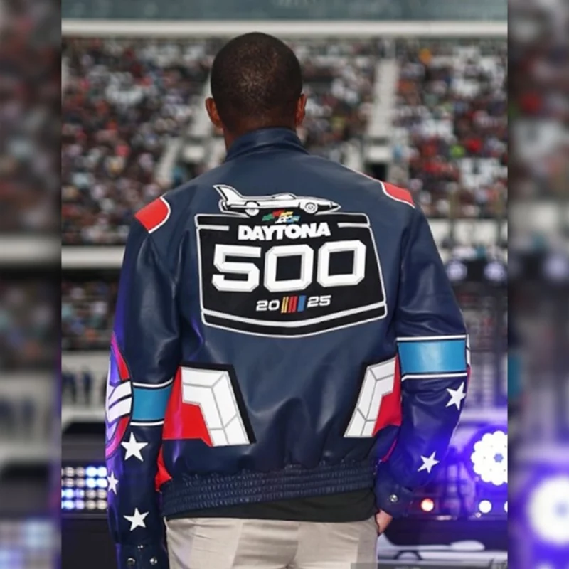 Anthony Mackie Daytona 500 Leather Jacket