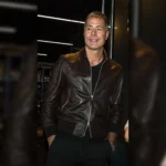 Rob Pelinka Lakers Game Leather Jacket