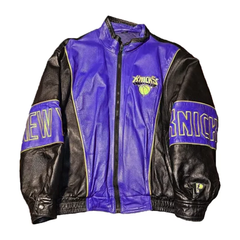 Timothee Chalamet New York Knicks Leather Jacket