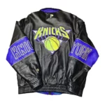 Timothee Chalamet New York Knicks Leather Jacket