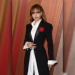Singer Lisa Oscar 2025 Long Coat